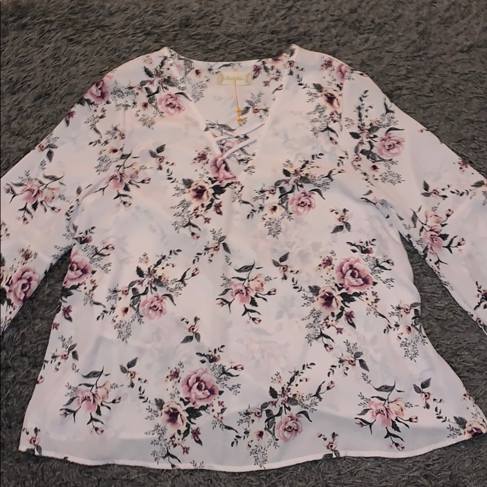 Altar’d State Flower Blouse